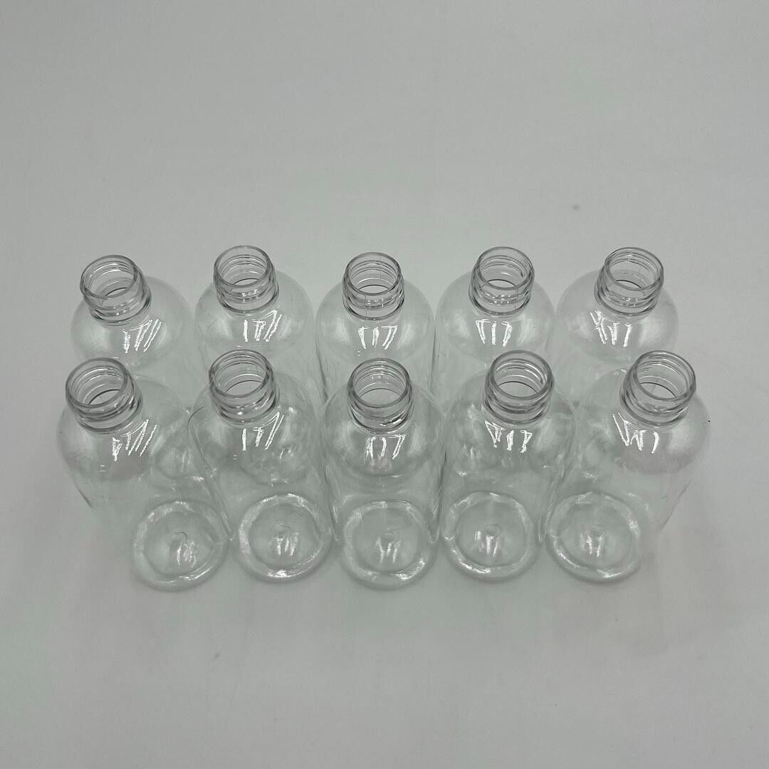 100ml (3.38 fl oz) PET Plastic Round Bottles 20/410 Neck Flip Cap - 5,000 Pack