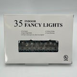 5 Sets of 35 (175 total) Indoor Fancy Clear Warm Lights 21ft Cord NIB