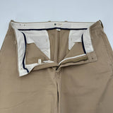 J Crew Flat Front Classic Fit Khaki Chino Pants Mens Size 36x30