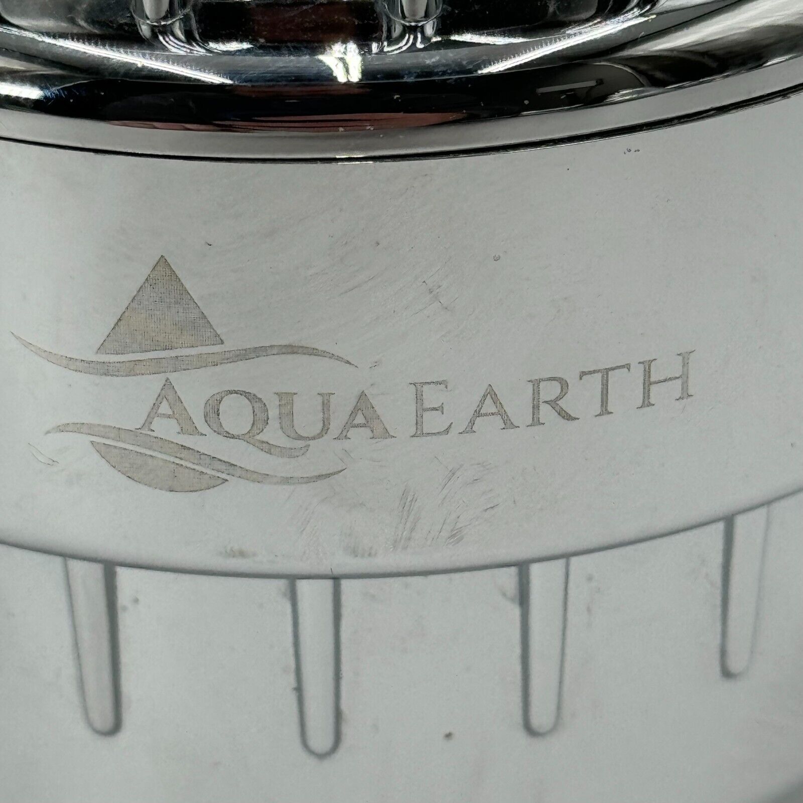 Assortment of Chrome Shower Heads & Fliter Moen Delta Oxygenics Aqua Earth