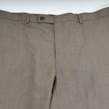 Calvin Klein Performance Dress Pants Suit Slacks Brown Men’s Size 42W x 30L US