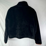 BLANKNYC Womens Faux Fur Pullover Vegan Leather Warm Comfortable Adult Size S