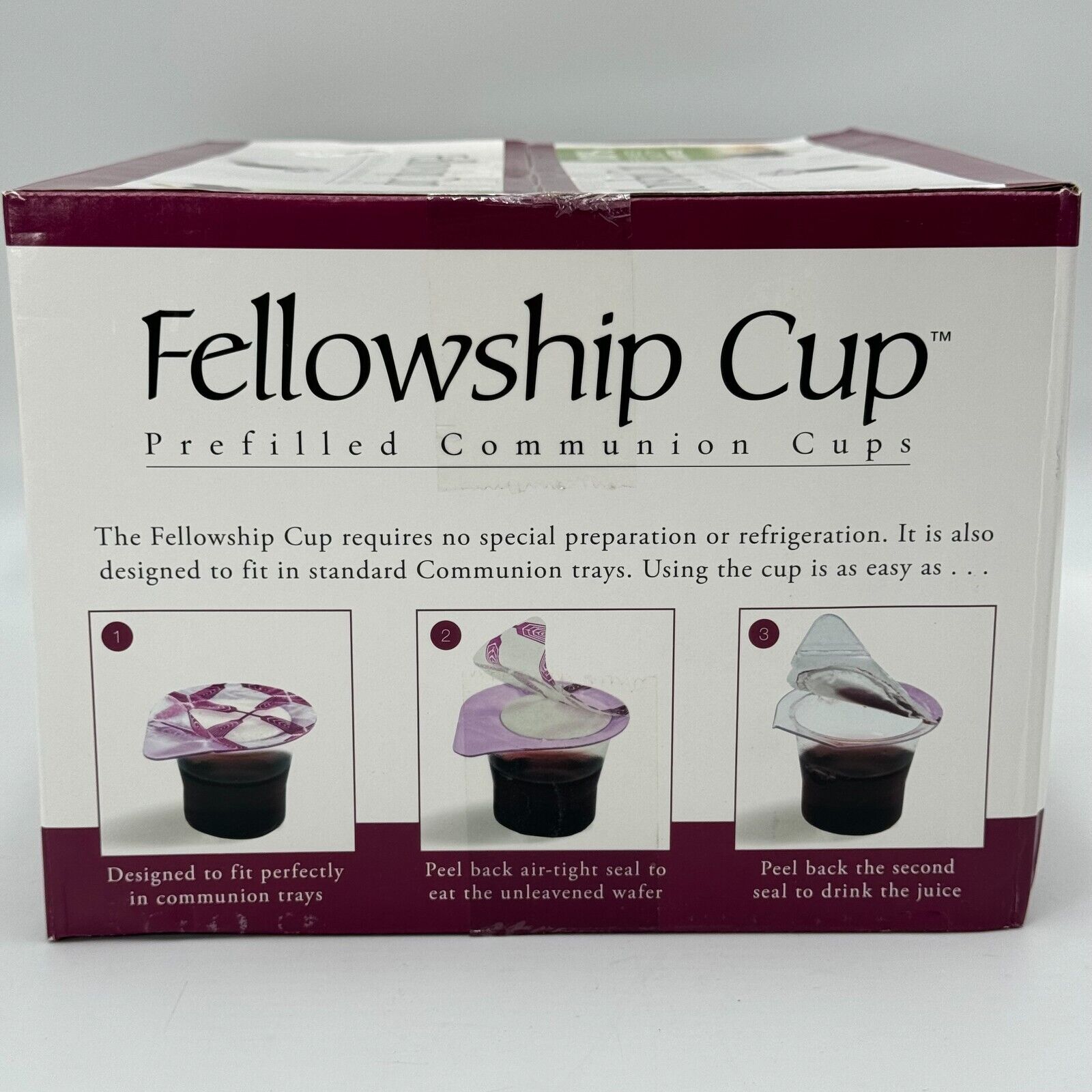 1000 Count Communion Juice Cups Clear Plastic Stackable Recyclable Christian NIB