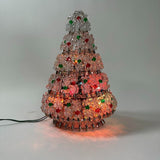 Crystal Ice Christmas Tree Kit 11 Inches Tall with Lights Working