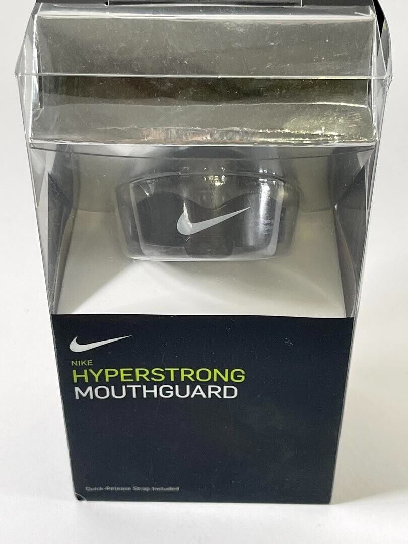 Nike Black Hyperstrong Mouthguard w/ Quick-Release Strap