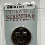 Heavens Way 5 Pack Spanish Pocket Coin With Oracion De La Serenidad Dios Design