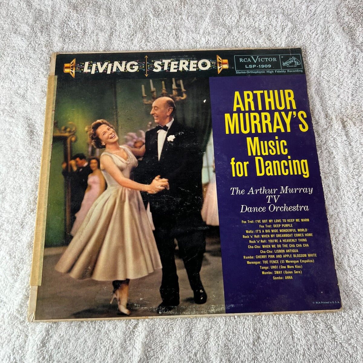 ARTHUR MURRAY'S MUSIC FOR DANCING Vinyl LP