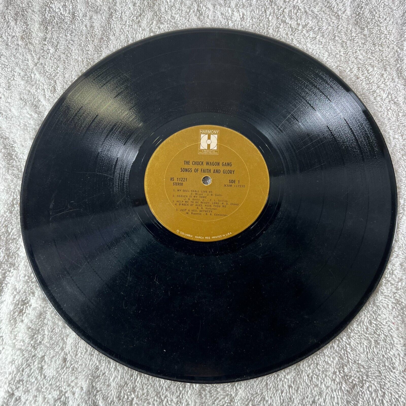 THE CHUCK WAGON GANG - Songs of Faith and Glory Vinyl LP HARMONY Shrink 1967