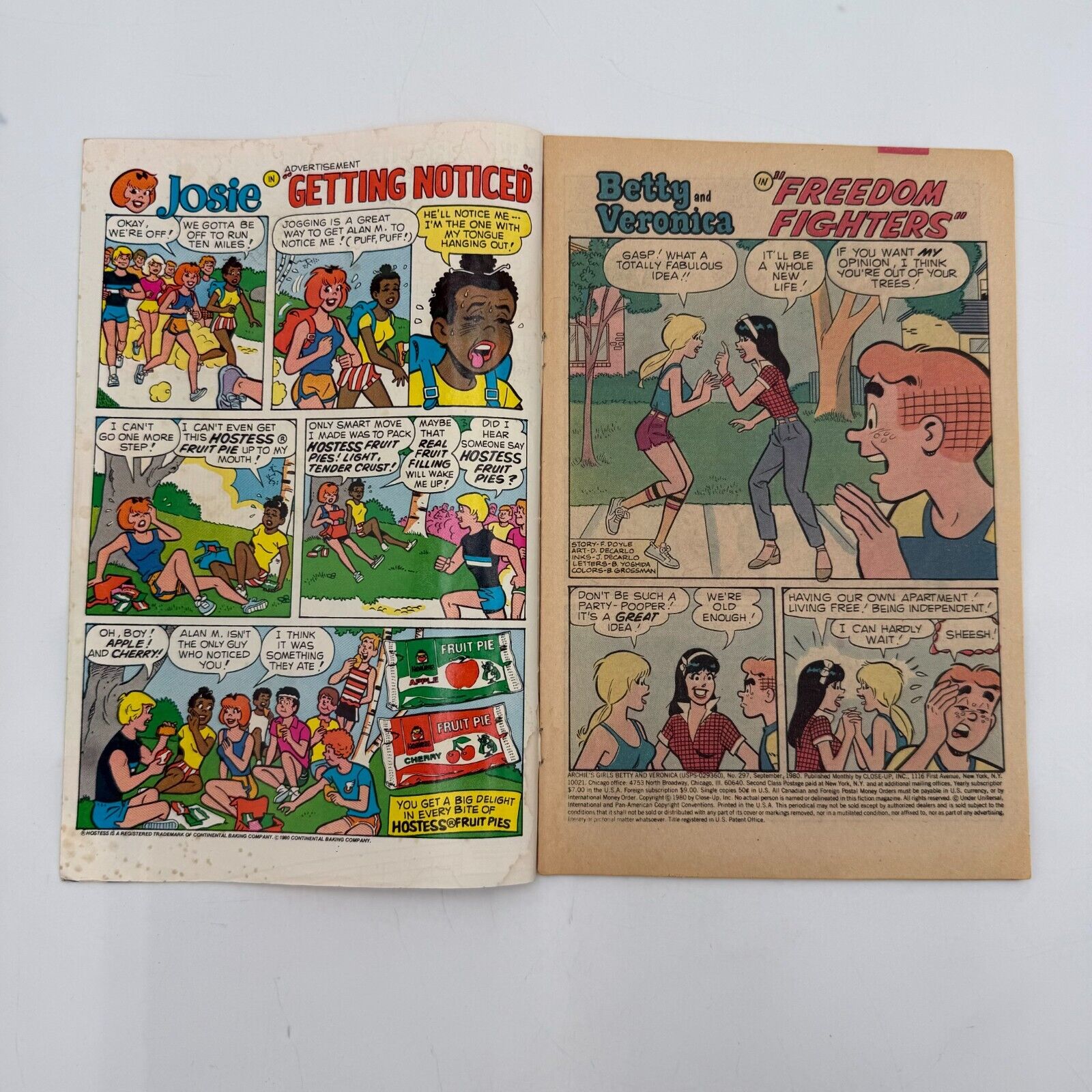 Lot of 3 Archie Comics Betty & Veronica Series Vintage