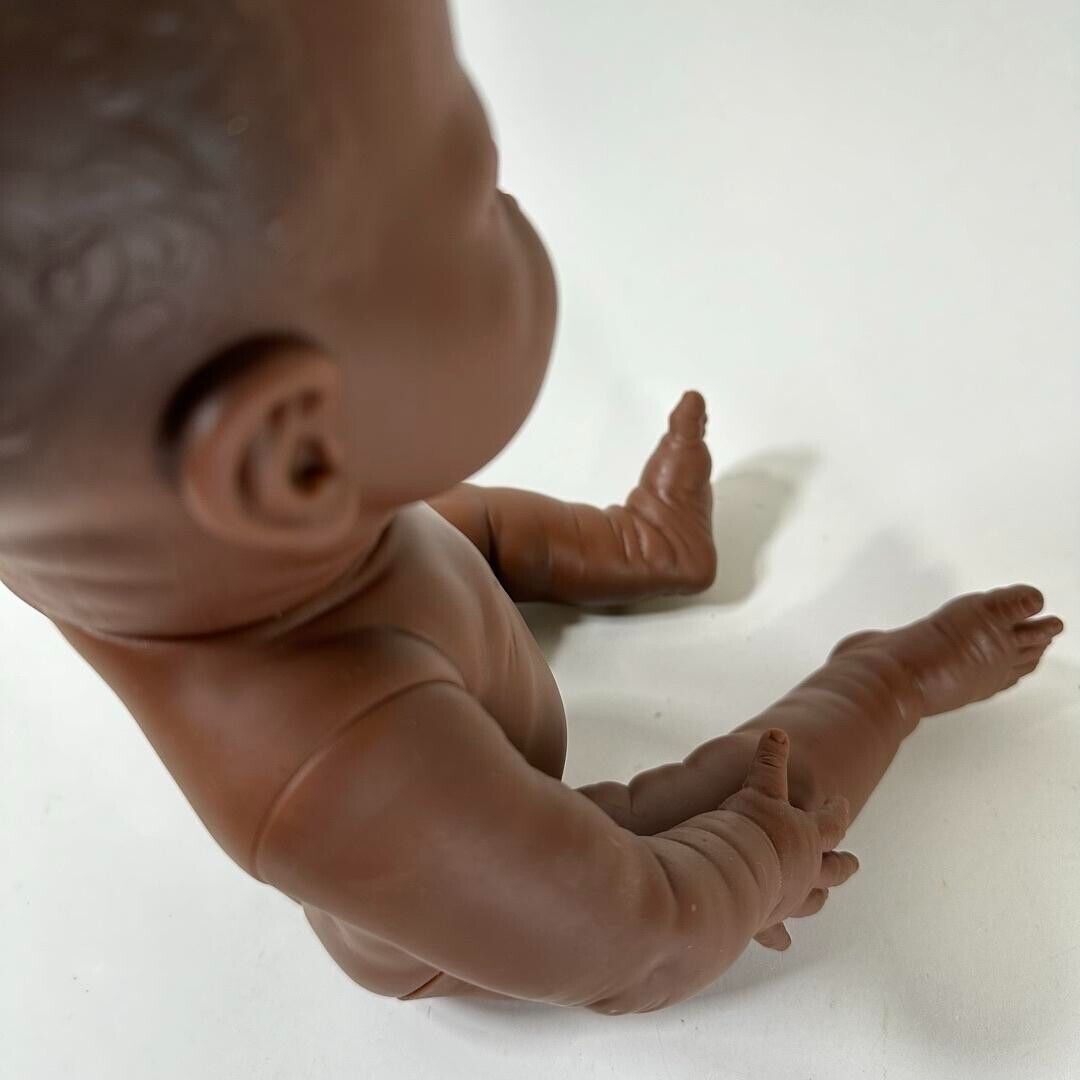 The Doll Factory Europe SL, REALISTIC Newborn Baby 16" Doll African