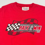 Toddler Size 2T Kerusso Hanes Red Kids T-Shirt Play Wear Proverbs Race 2 Win NWT