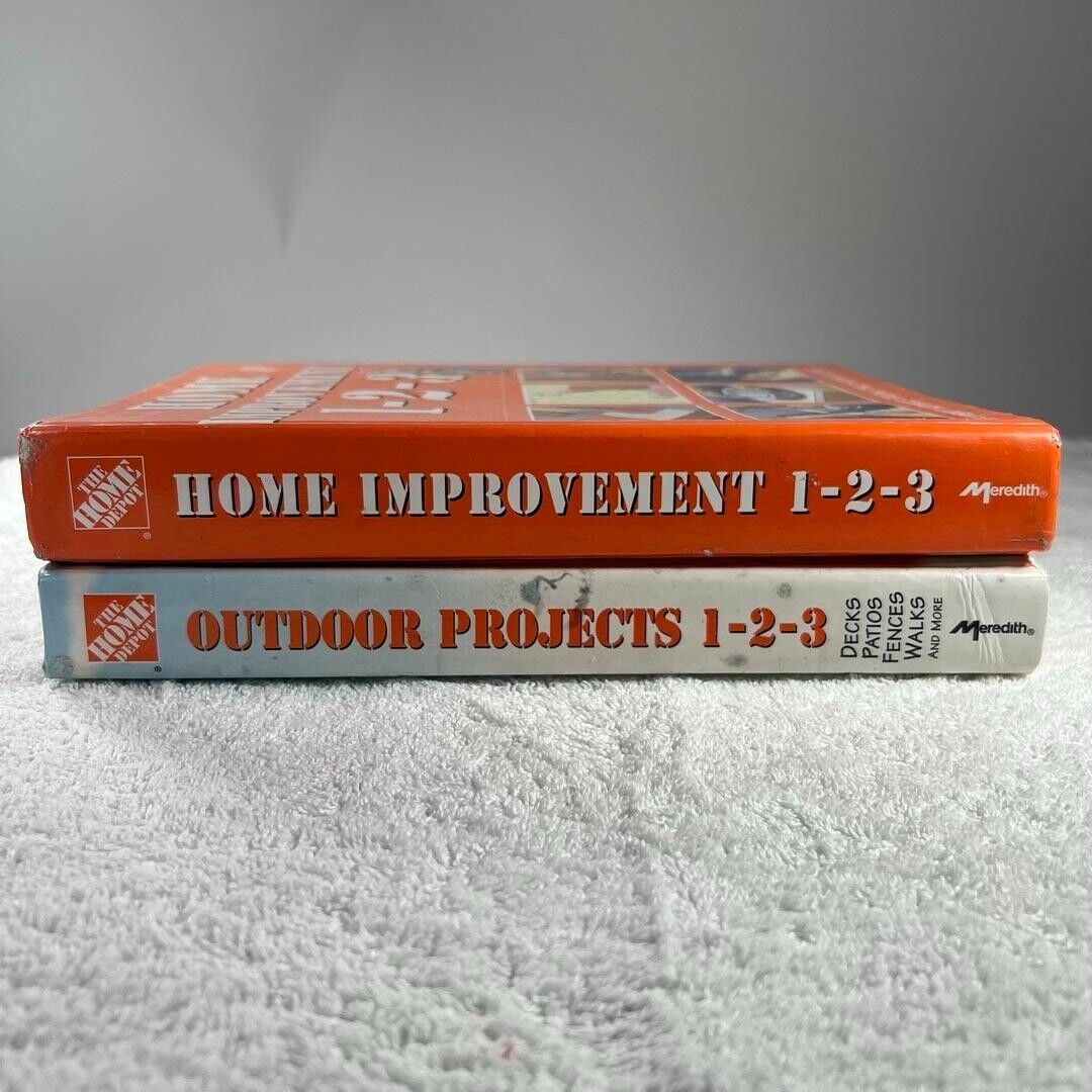 The Home Depot 1-2-3 Home Improvement Outdoor Projects 2 Book Set