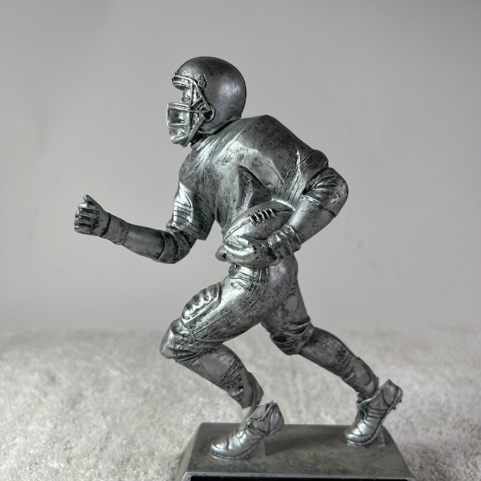 Pewter Football Trophy Andrew Margalit #77 ABC STEELERS 2002
