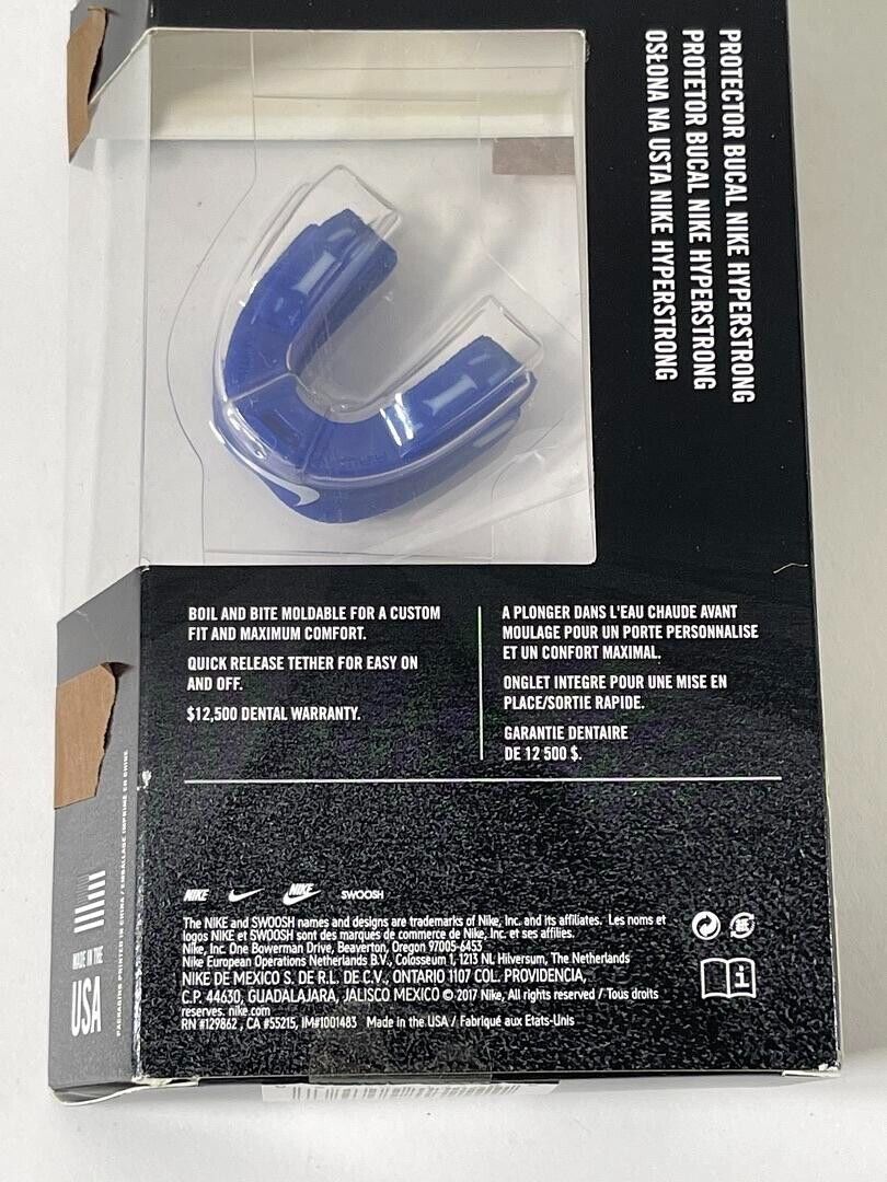 Youth Blue Nike Hyperstrong Mouthguard