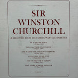 SIR WINSTON CHURCHILL FAMOUS WARTIME SPEECHES 2-record set Capitol Records