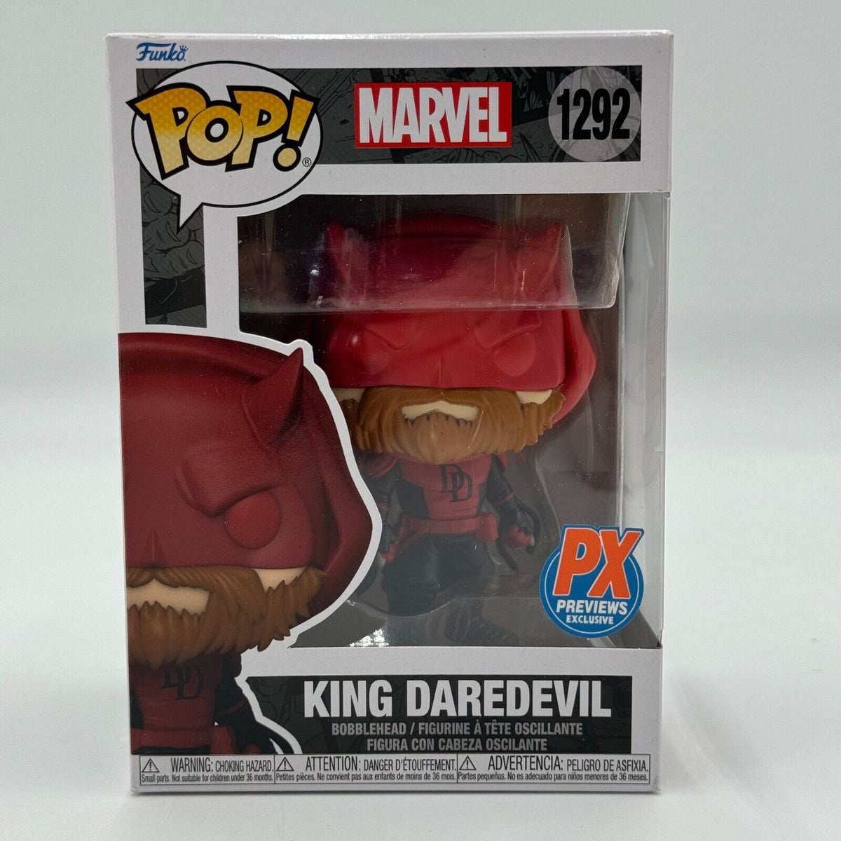 Funko Pop! Marvel Comics King Daredevil #1292 PX Previews Exclusive Vinyl NIB