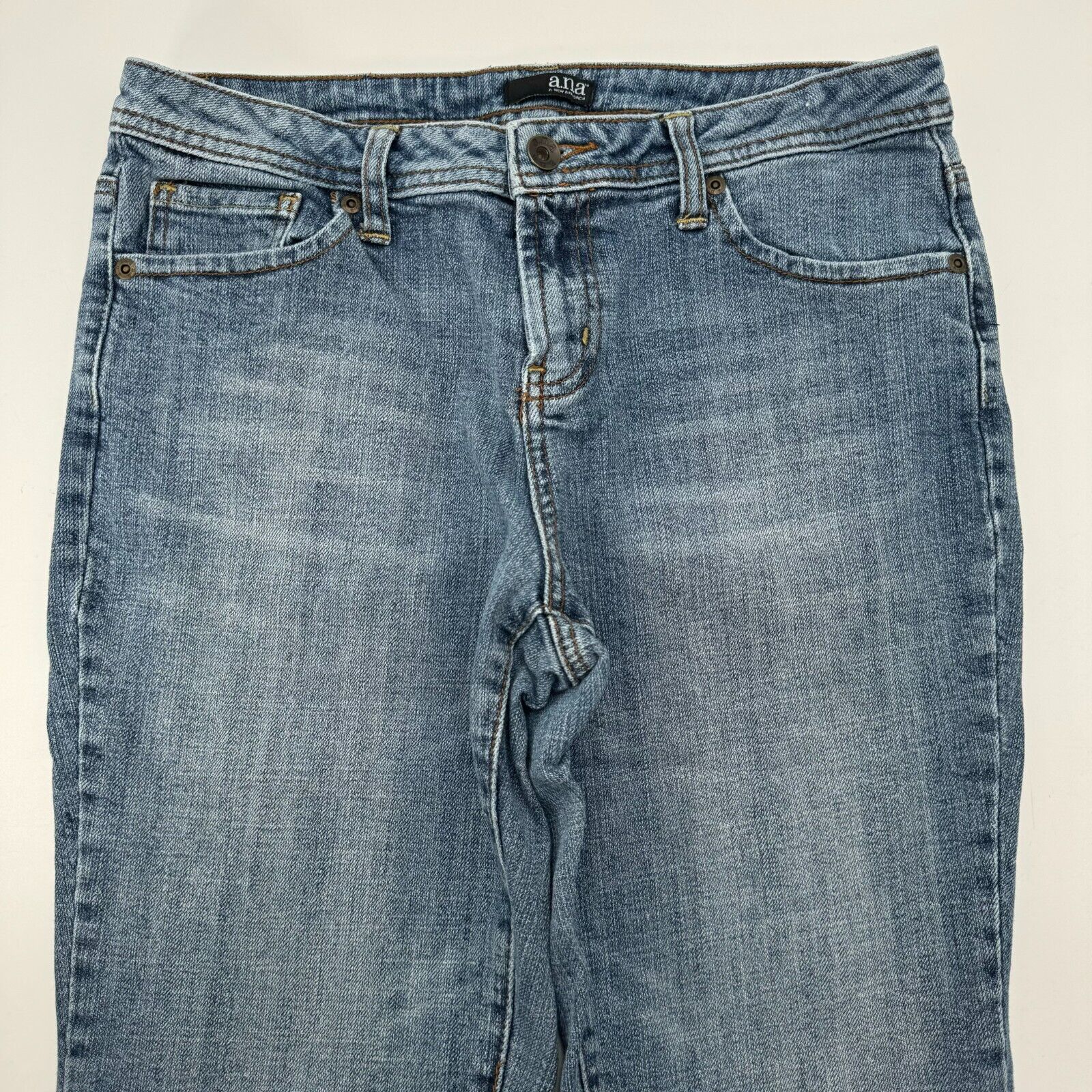 A New Approach a.n.a. denim Blue Jeans High Rise Stretch Womens Size 8