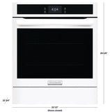 Frigidaire - Built-In Single Electric Wall Oven w/ Air Fry - White GCWS2438AW