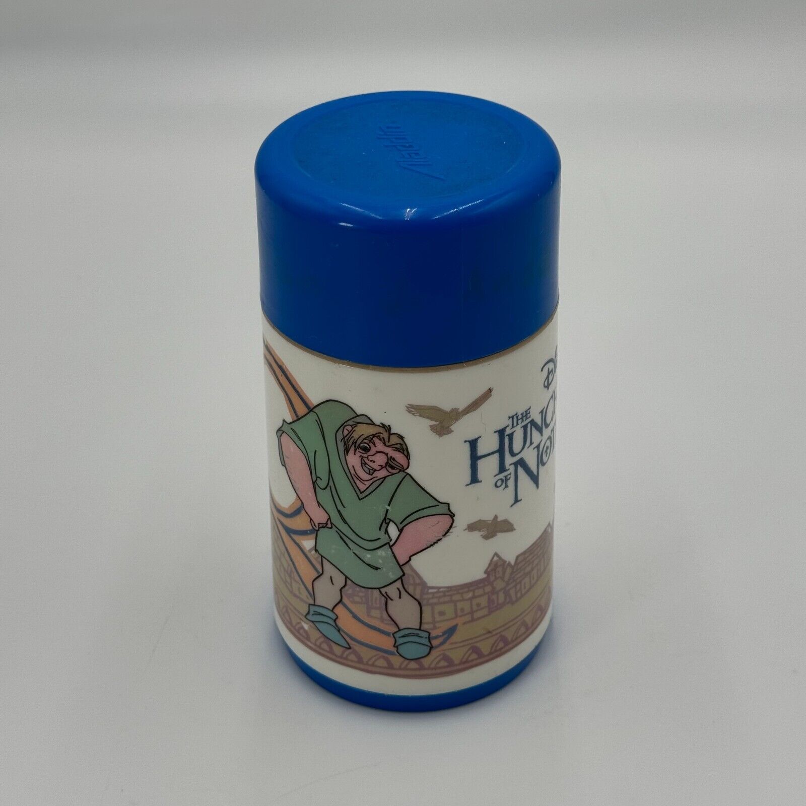 Vintage Aladdin The Hunchback Of Notre Dame Thermos Plastic Walt Disney