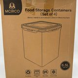 M MCIRCO Extra Large 7qt / 6.5L/220oz Tall Food Storage Containers, WIDE & DE...