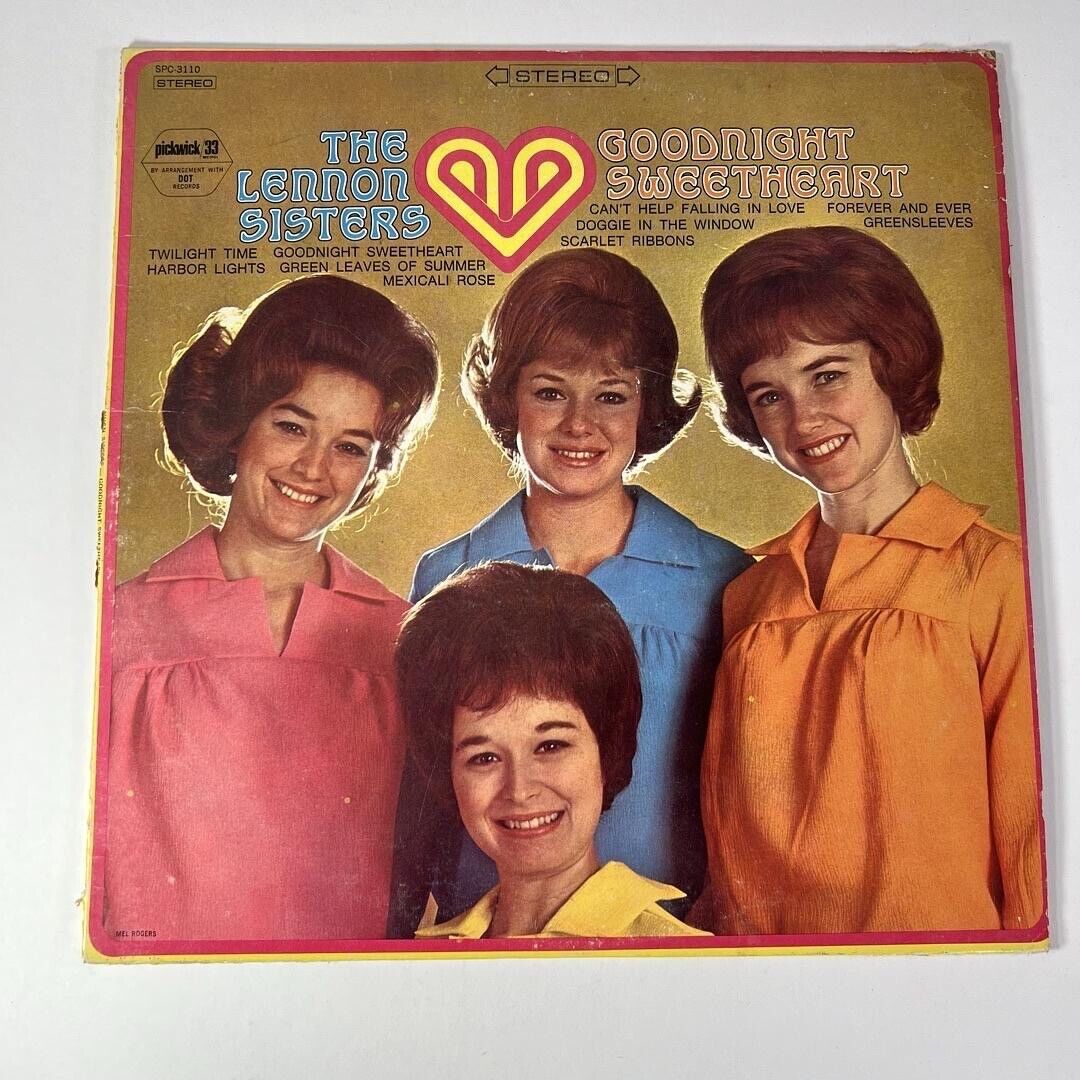 The Lennon Sisters Vinyl LP Goodnight Sweetheart