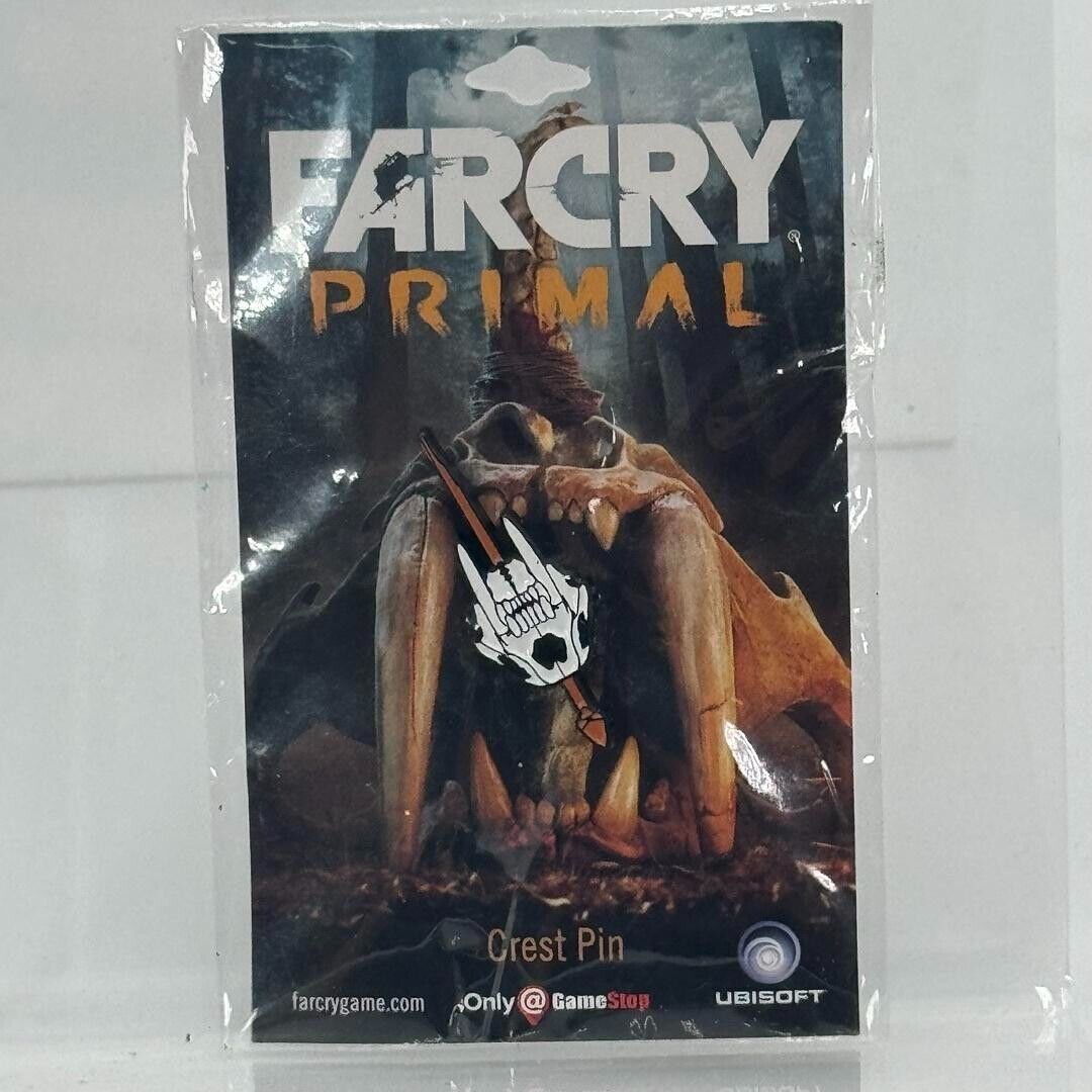Far Cry Primal GameStop Exclusive Sabertooth Tiger Crest Pin - New Sealed
