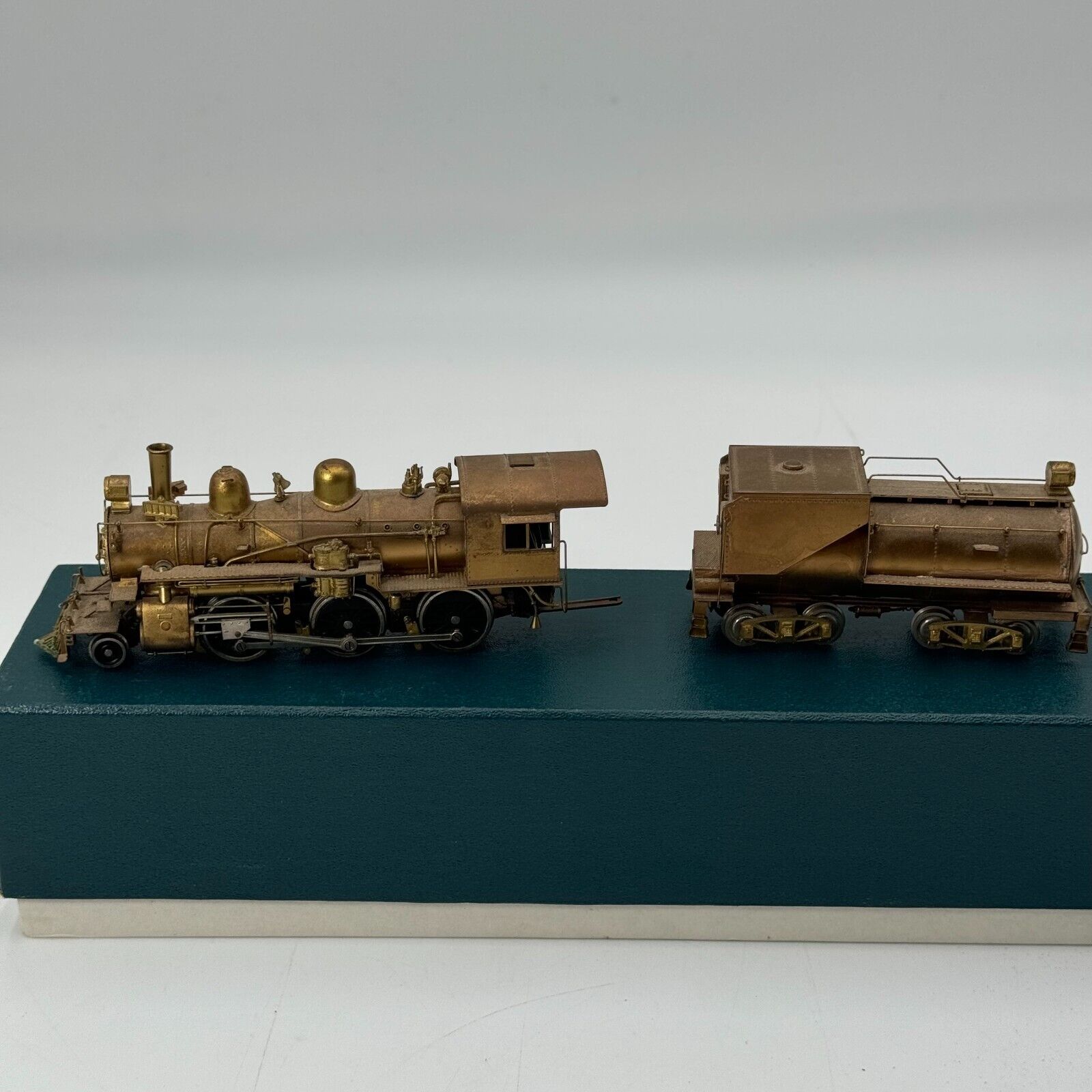 Fujiyama HO BRASS SP-T & NO M-4 2-6-0 Steam Locomotive and Tender - Unpainted EX