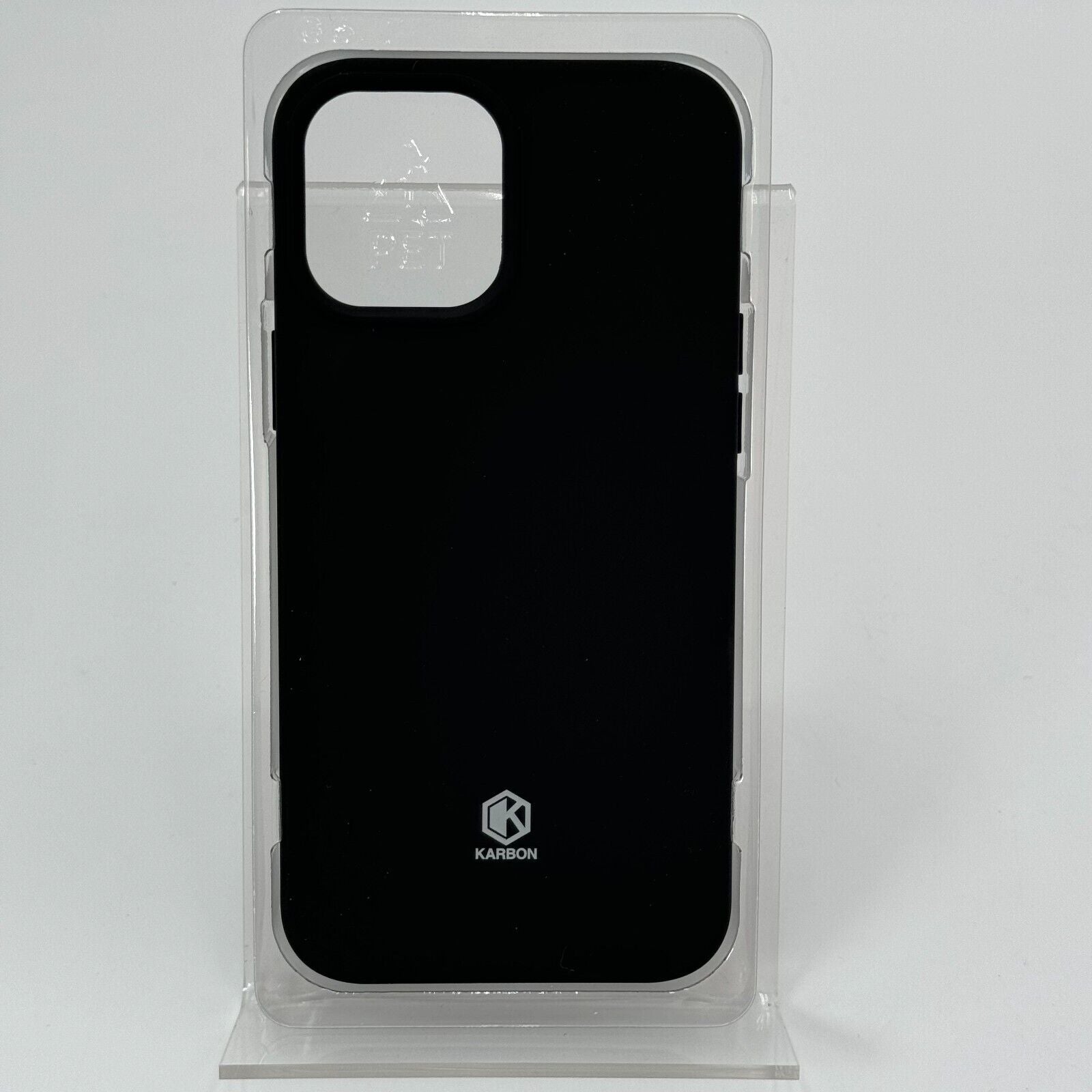 Evutec Karbon Black iPhone 12 Pro Max Drop Protection Hard Phone Case Smooth New