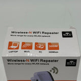 300Mbps WiFi Extender Wireless-N AP Range 802.11Network Repeater Signal Booster