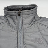 The North Face Quilted Puffer Jacket Liner Grey Lightweight Women's Size XS