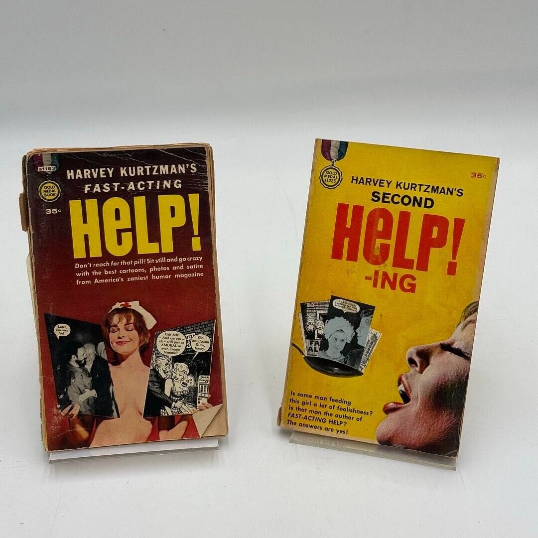 Harvey Kurtzman Help! Series: Fast Acting Help! And Second Helping - Rare Books