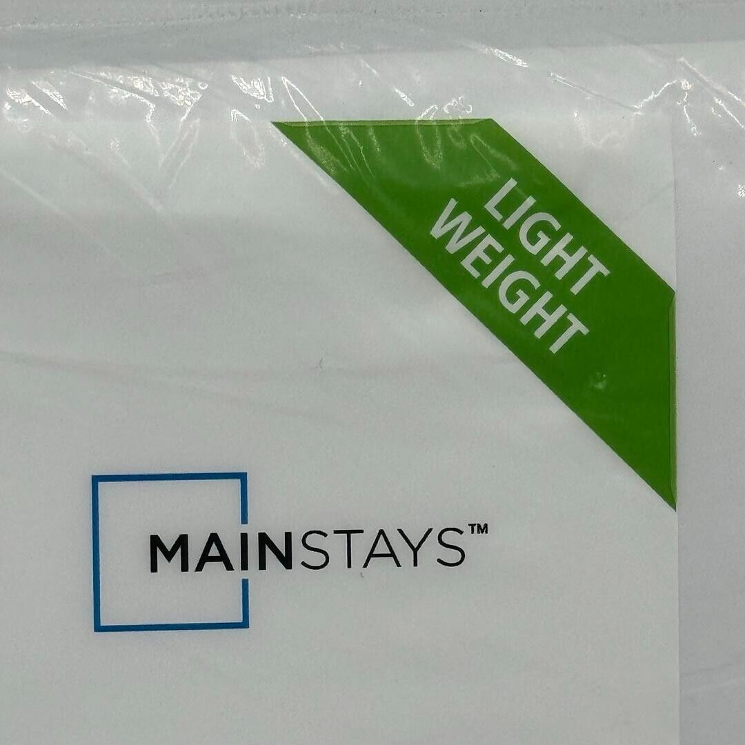 Mainstays PEVA Shower Liner White Light Weight Magnets 70W 71L New In Package