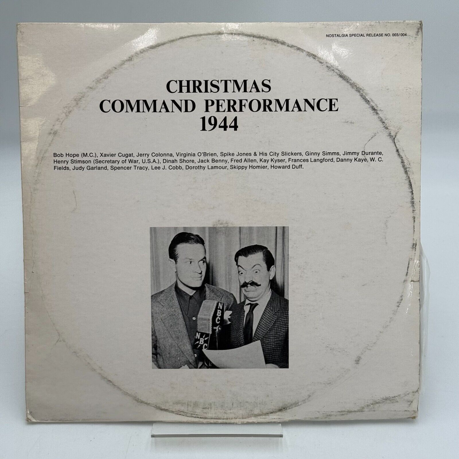 CHRISTMAS COMMAND PERFORMANCE 1944 Radio Broadcast J. Garland 2 LP RARE & SEALED