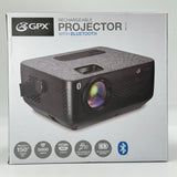 GPX Rechargeable Projector with BT, HDMI, USB and Micro SD Media Ports (PJ770B)