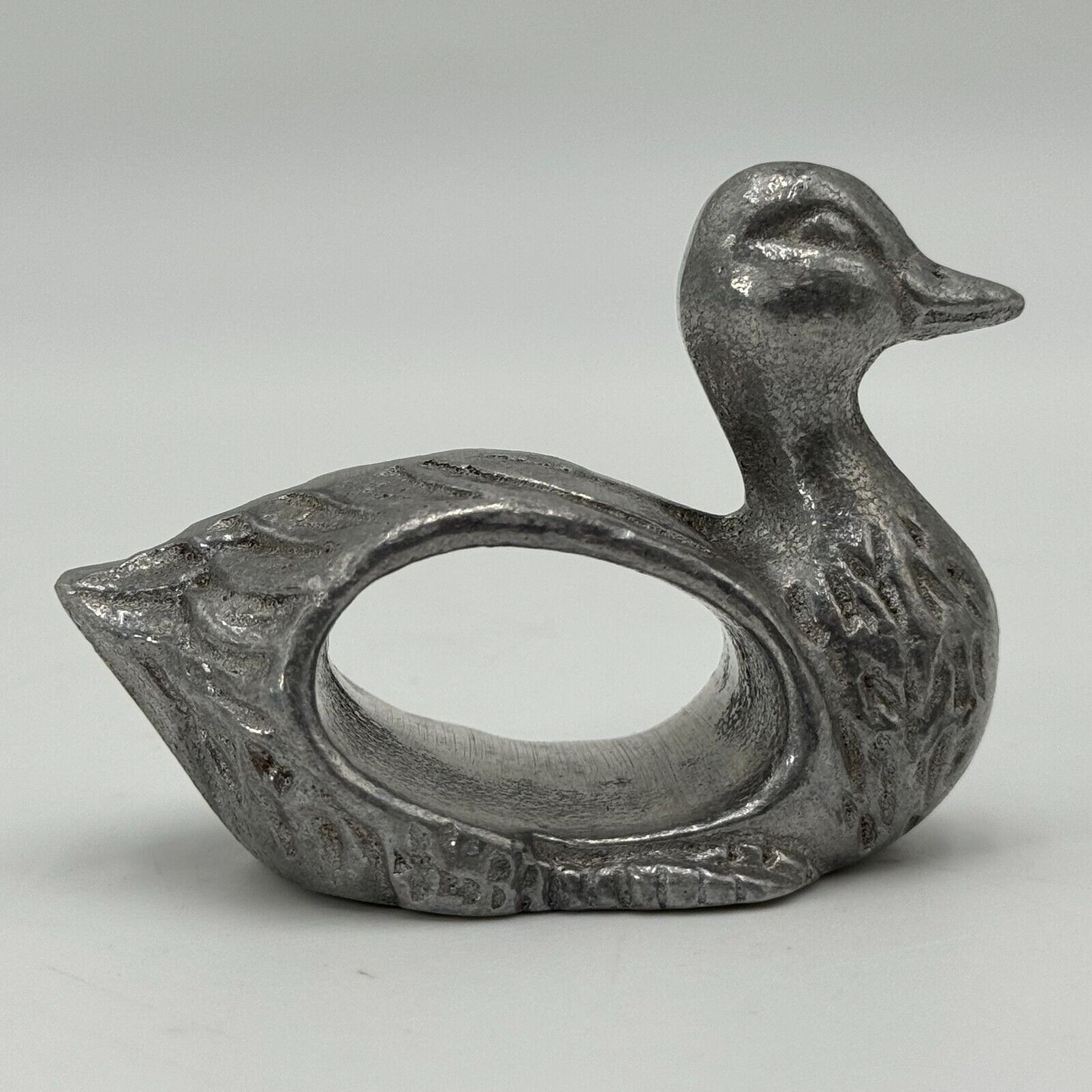 Wilton Armetale USA Set of 2 Aluminum DUCK Napkin Rings (RF1062)