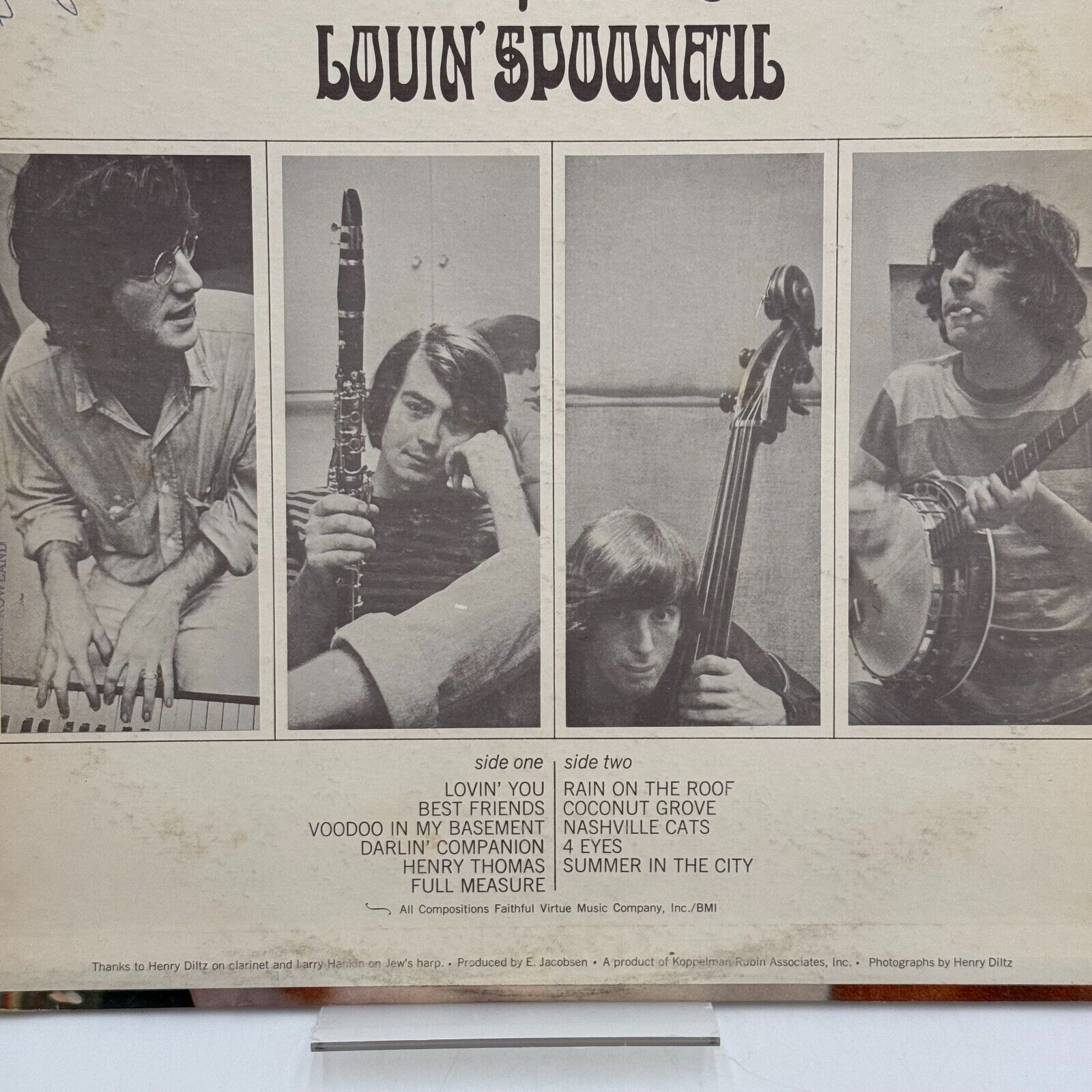 Hums Of The Lovin' Spoonful Rare 1966 1st Mono Press KLP-8054 VINYL LP