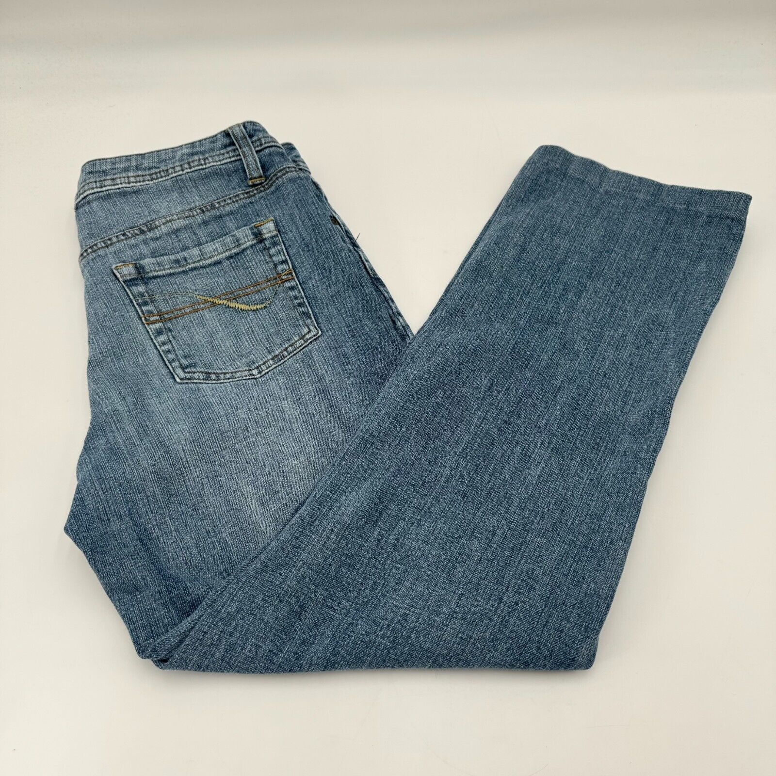 A New Approach a.n.a. denim Blue Jeans High Rise Stretch Womens Size 8