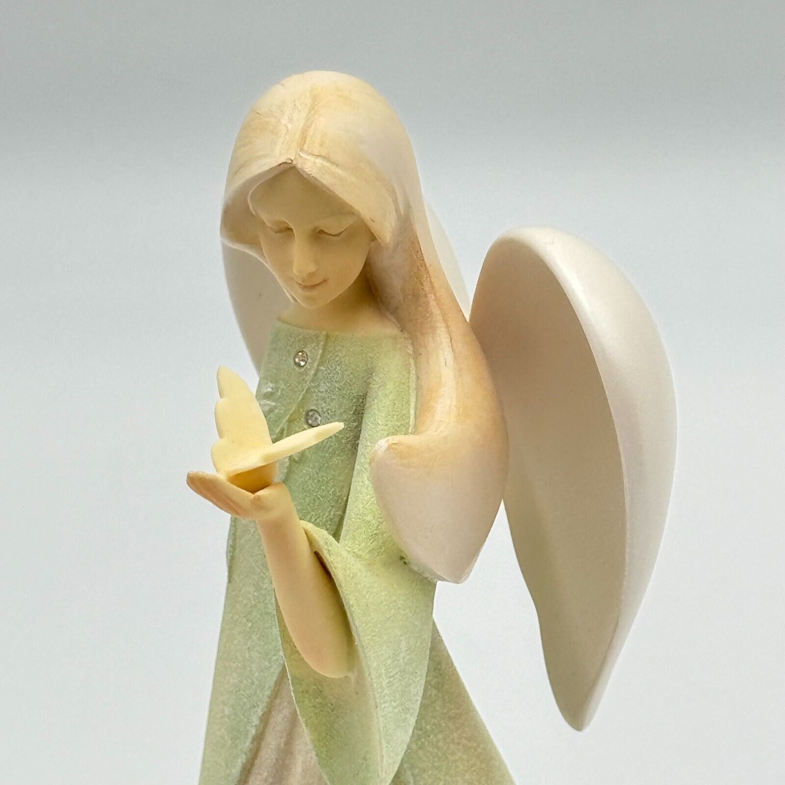 Angel Figurine 8in Standup Statue Foundations New Beginning Gift Butterfly NIB