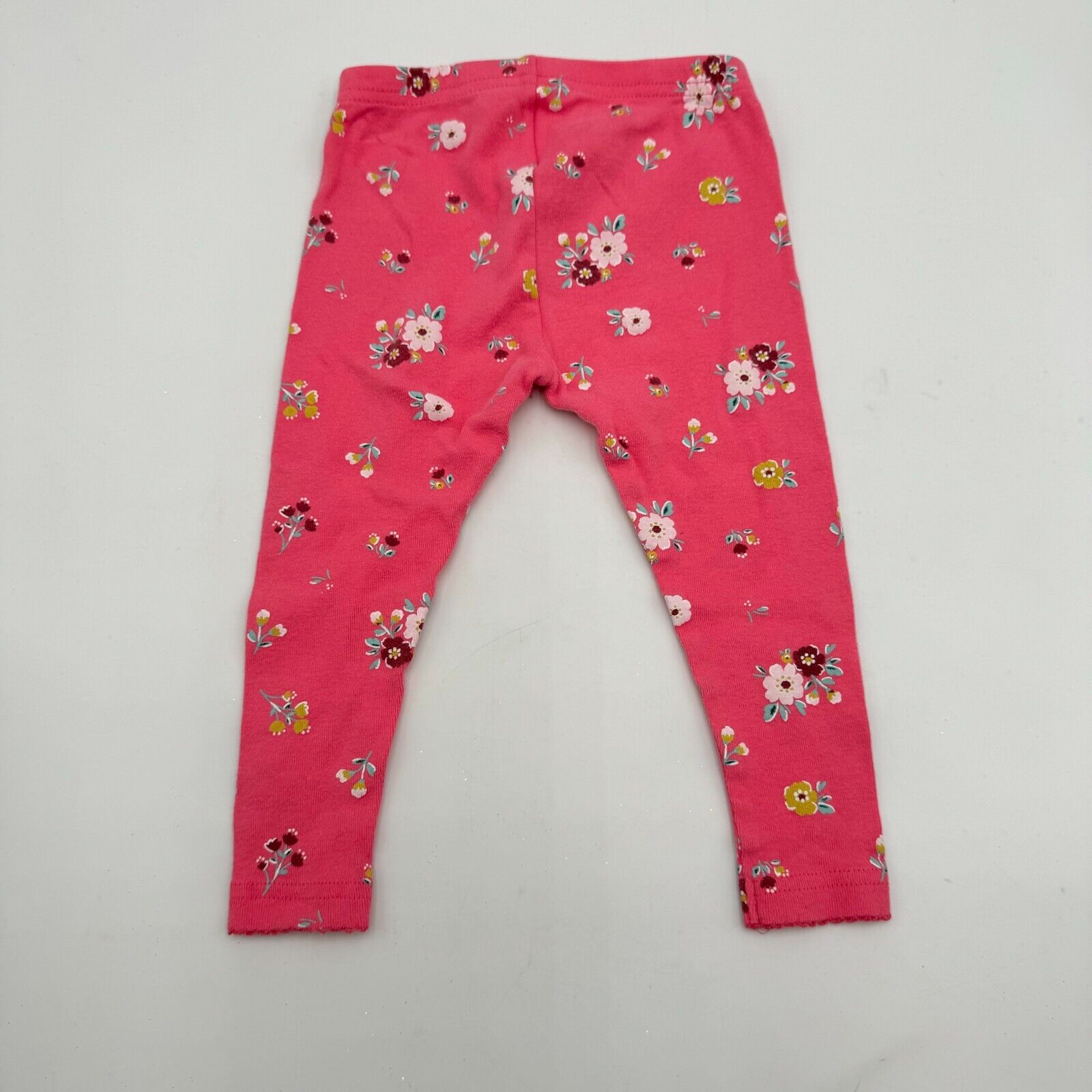 Carters Pink Floral Matching Pajama Set Long Sleeve Shirt Leggings Size 18m New