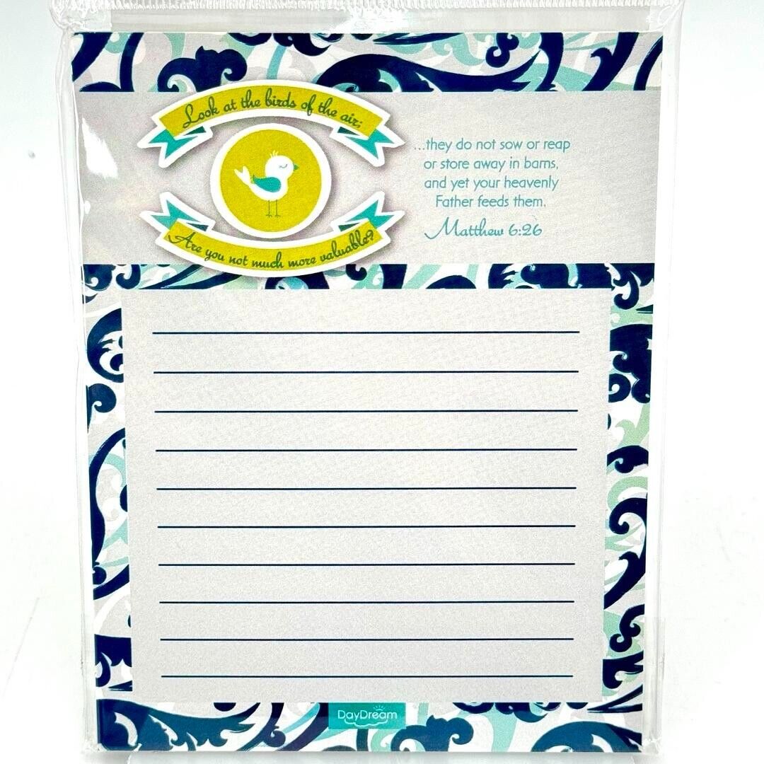 Day Dream Dream Notes 4x5 Tear Away Notepads Christian Heavenly Design 10pk