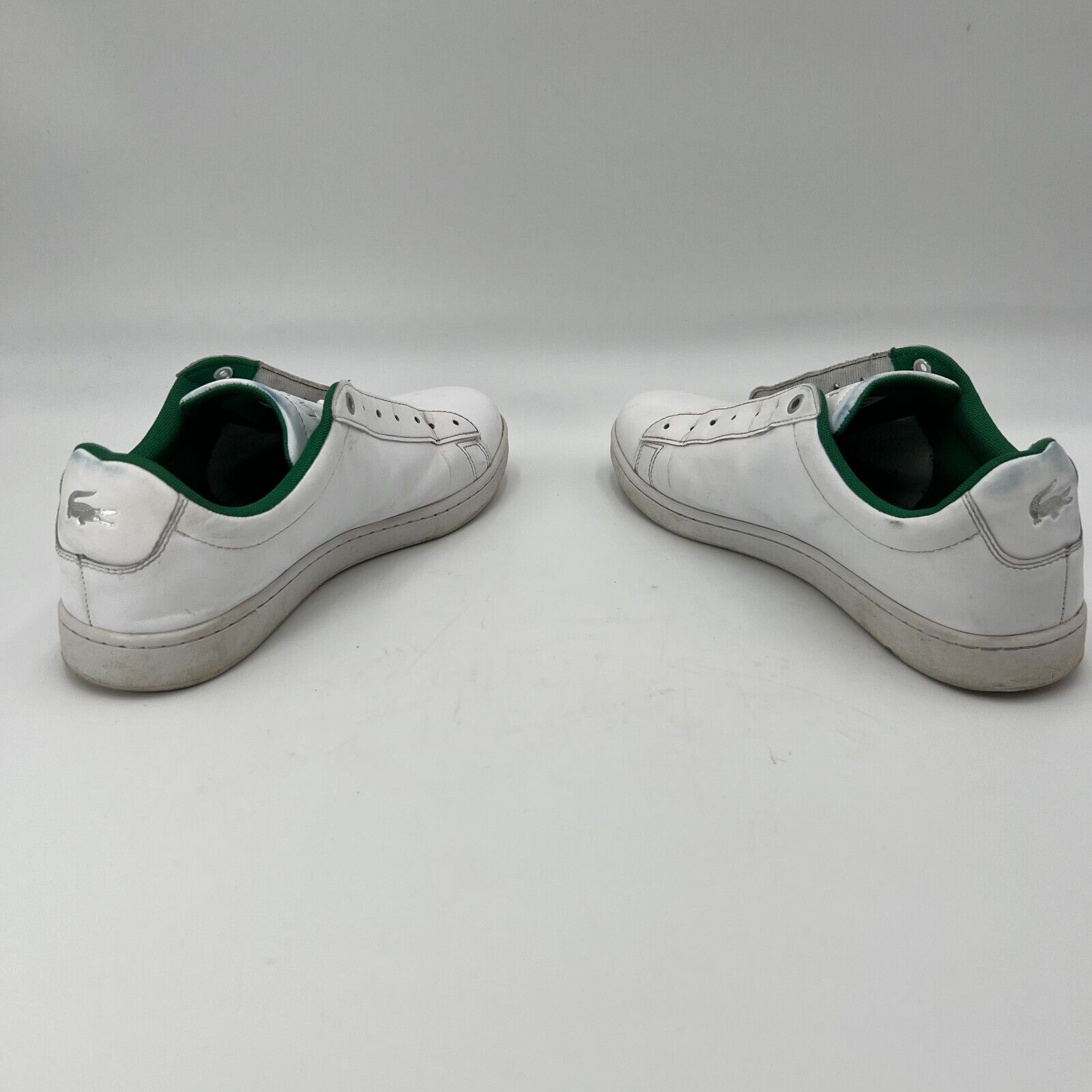 LACOSTE Hydez 119 1 P Sma Leather Sneaker Men's Size US 9 White/Green