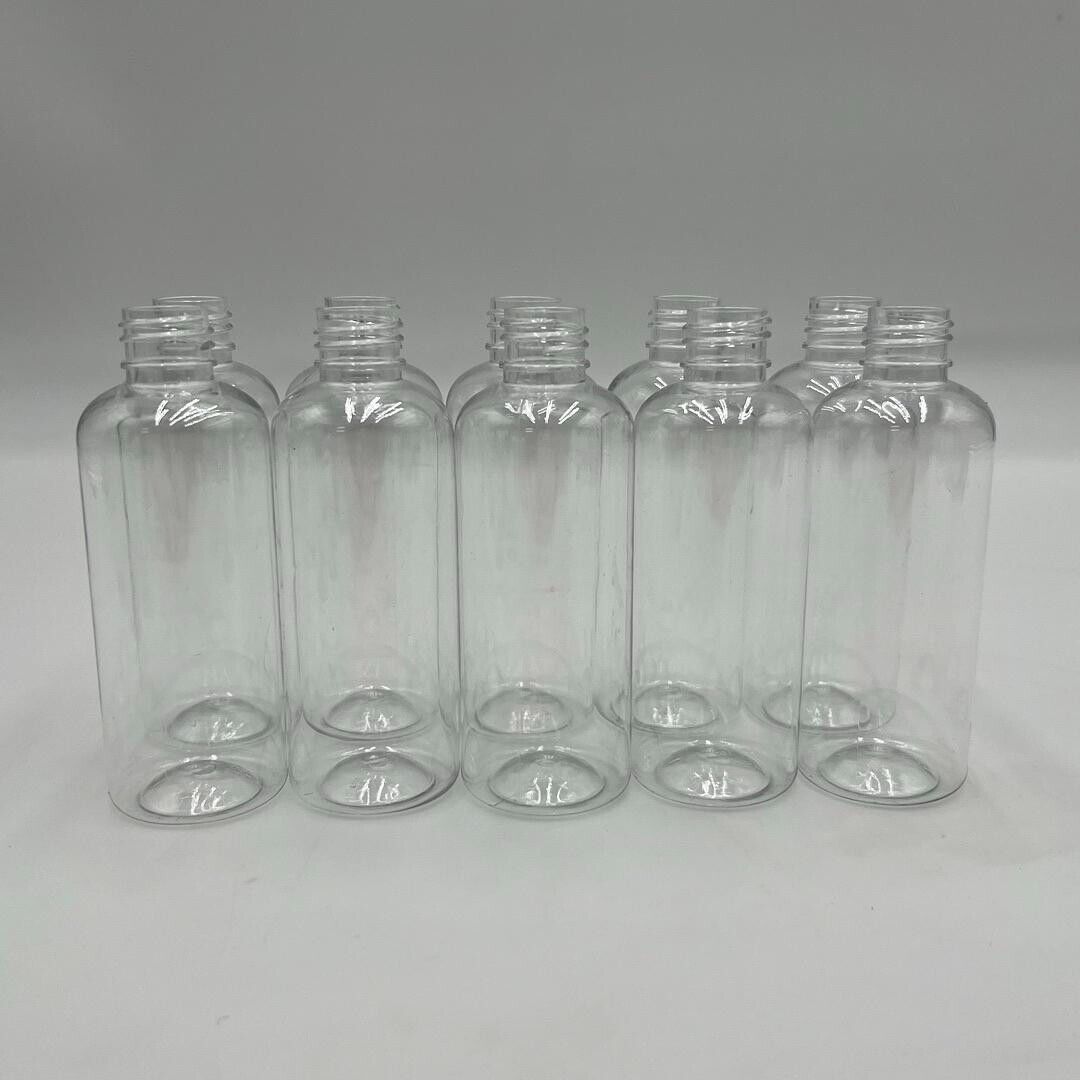 100ml (3.38fl oz) PET Plastic Round Bottles 20/410 Finger Sprayers - 50,000 Pack