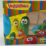 Veggie Tales Comfy Throw 48x48 Soft Fleece Snuggie Style Wearable Blanket NIB