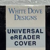 White Dove Designs Universal eReader Tablet Cover Leather Case 8.1 x 5.3"