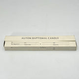 2 Pack Autom Baptismal 10in Candles Blue Cross Catholic Dedication Godparent NIB