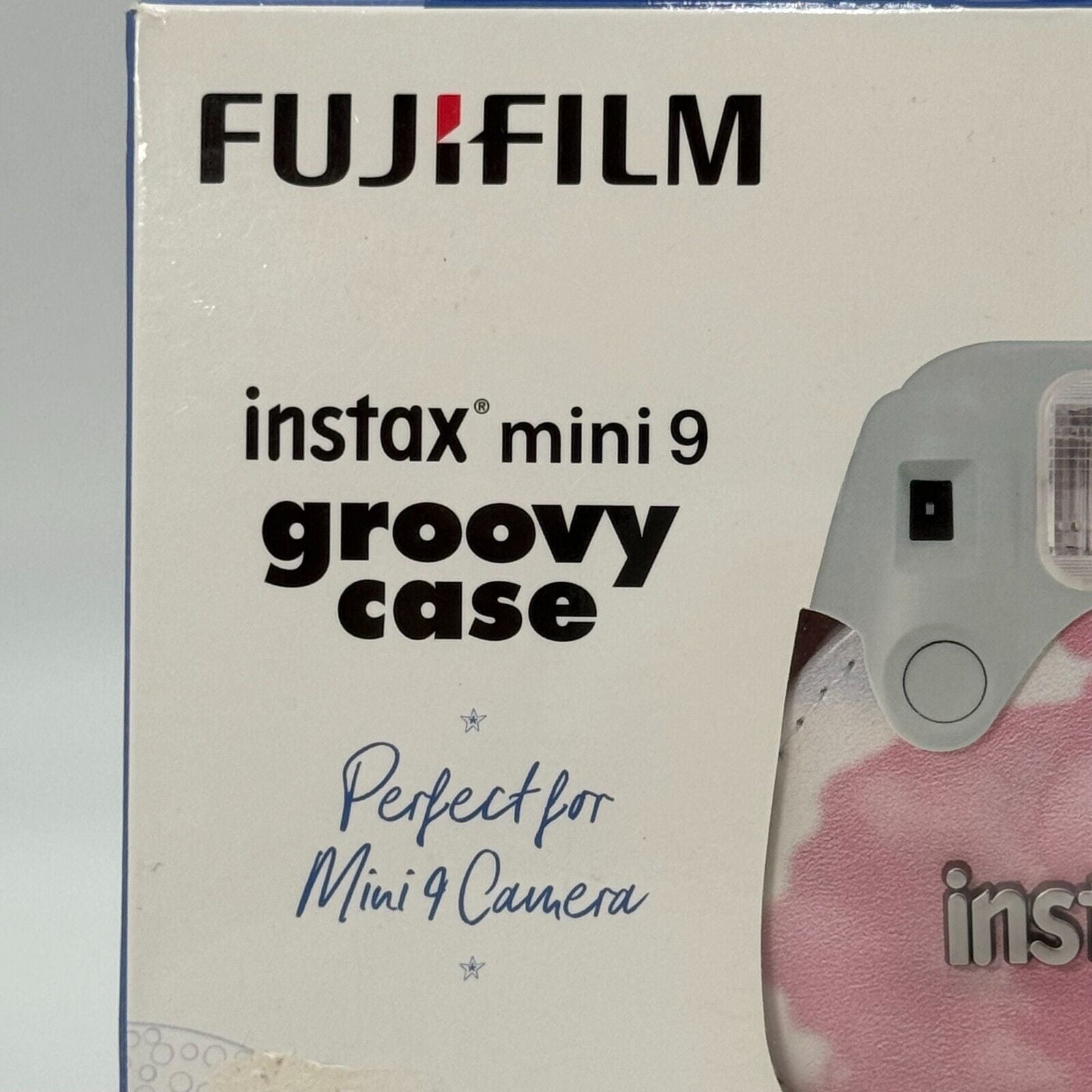 Fujifilm Instax Mini 9 Padded Pink Groovy Camera Case With Strap Eye Catching