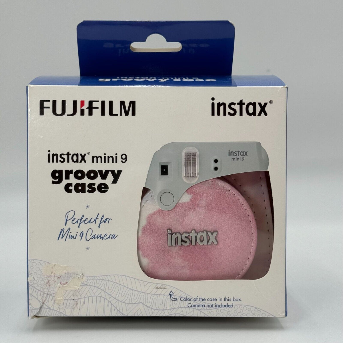 Fujifilm Instax Mini 9 Padded Pink Groovy Camera Case With Strap Eye Catching