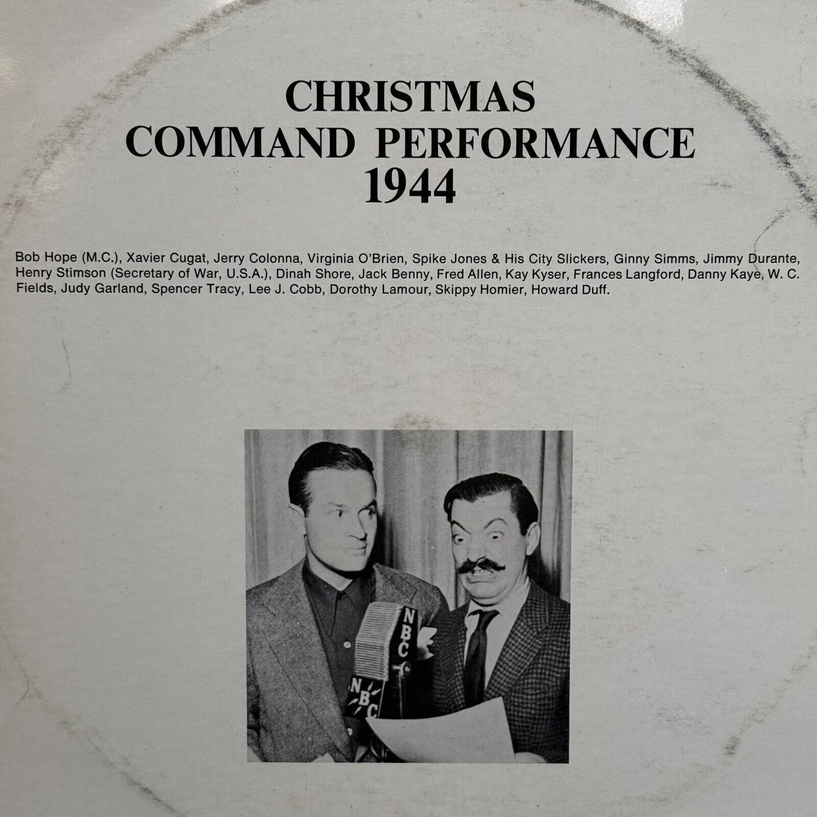 CHRISTMAS COMMAND PERFORMANCE 1944 Radio Broadcast J. Garland 2 LP RARE & SEALED