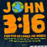 5T Toddler Kerusso John 3,16 God Love Navy Kids Christian T-Shirts Kids NWT