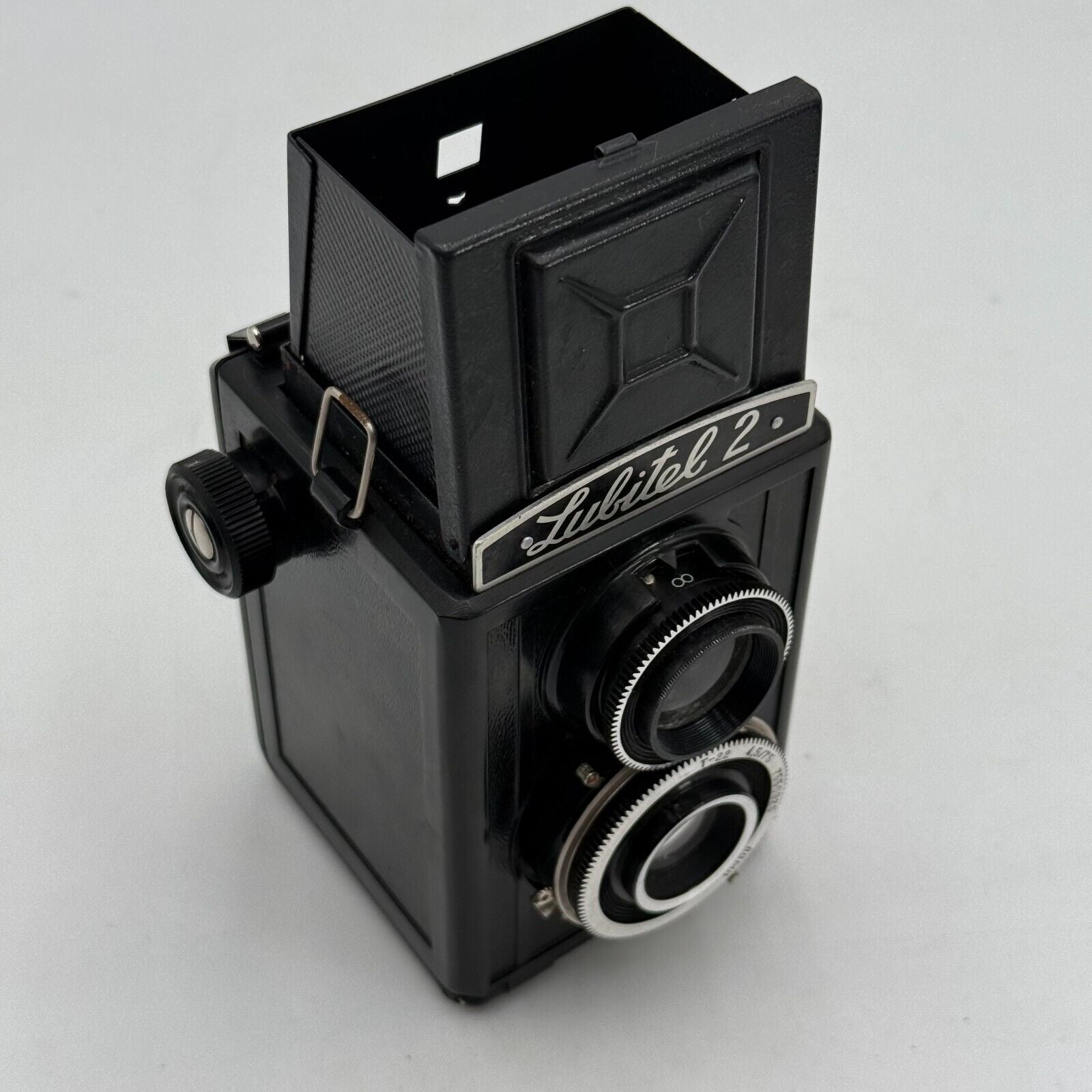 Lomo Lubitel 2 Vintage Rare Camera With 120mm Film TLR ARP107 On Leather Case